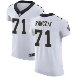 Nike New Orleans Saints #71 Ryan Ramczyk White Mens Stitched NFL Vapor Untouchable Elite Jersey