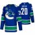 Mens Vancouver Canucks #20 Brandon Sutter Adidas Blue 2019-20 Home Authentic NHL Jersey