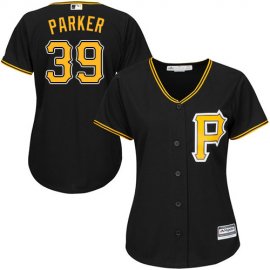 Pittsburgh Pirates #39 Dave Parker Black Alternate Womens Stitched MLB Jersey