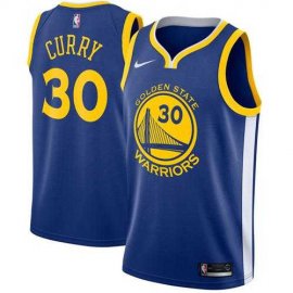 Mens Nike Golden State Warriors #30 Stephen Curry Blue NBA Swingman Icon Edition Jersey