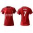 Womens Liverpool #7 Milner Red Home Soccer Club Jersey