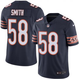 Nike Chicago Bears #58 Roquan Smith Navy Blue Team Color Youth Stitched NFL Vapor Untouchable Limited Jersey