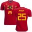Belgium #25 Januzaj Red Home Soccer Country Jersey