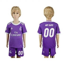 Real Madrid Personalized Away Kid Soccer Club Jersey