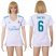 Womens Real Madrid #6 Nacho Home Soccer Club Jersey