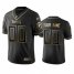 Titans Custom Mens Stitched NFL Vapor Untouchable Limited Black Golden Jersey