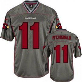 Nike Arizona Cardinals #11 Larry Fitzgerald Grey Mens Stitched NFL Elite Vapor Jersey