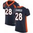 Nike Denver Broncos #28 Jamaal Charles Navy Blue Alternate Mens Stitched NFL Vapor Untouchable Elite Jersey