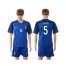 France #5 Sakho Blue Soccer Country Jersey