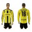 Dortmund #16 Blaszczykowski Home Long Sleeves Soccer Club Jersey