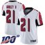 Nike Atlanta Falcons #21 Todd Gurley II White Youth Stitched NFL 100th Season Vapor Untouchable Limited Jersey