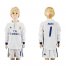 Real Madrid #1 Navas Home Long Sleeves Kid Soccer Club Jersey