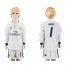 Real Madrid #1 Navas Home Long Sleeves Kid Soccer Club Jersey