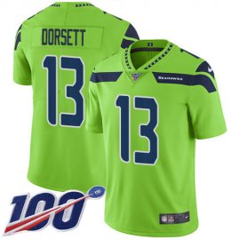 Nike Seattle Seahawks #13 Phillip Dorsett Green Mens Stitched NFL Limited Rush 100th Season Jersey