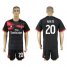 AC Milan #20 Abate Away Soccer Club Jersey