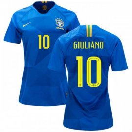 Womens Brazil #10 Giuliano Away Soccer Country Jersey