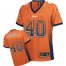 Nike Chicago Bears #40 Gale Sayers Orange Alternate Womens Stitched NFL Elite Drift Fashion Jersey