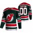 New Jersey Devils Custom Green Mens Adidas 2020-21 Reverse Retro Alternate NHL Jersey