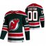 New Jersey Devils Custom Green Mens Adidas 2020-21 Reverse Retro Alternate NHL Jersey