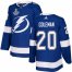 Adidas Tampa Bay Lightning #20 Blake Coleman Blue Home Authentic 2020 Stanley Cup Champions Stitched NHL Jersey