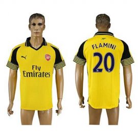 Arsenal #20 Flamini Away Soccer Club Jersey