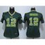 Nike Green Bay Packers #12 Aaron Rodgers Green Team Color Womens Stitched NFL Elite Strobe Jersey