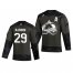Colorado Avalanche #29 Nathan MacKinnon Adidas 2019 Veterans Day Mens Authentic Practice NHL Jersey Camo