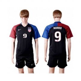 USA #9 Morris Away(Three Star) Soccer Country Jersey