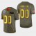 Raiders Custom Mens Nike Olive Gold 2019 Salute to Service Limited NFL 100 Jersey
