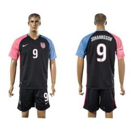 USA #9 Johannsson Away Soccer Country Jersey
