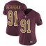 Nike Washington Football Team #91 Ryan Kerrigan Burgundy Red Alternate Womens Stitched NFL Vapor Untouchable Limited Jersey