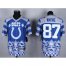 Nike Indianapolis Colts #87 Reggie Wayne Royal Blue Mens Stitched NFL Elite Noble Fashion Jersey