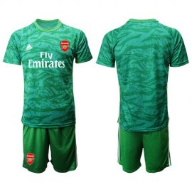 Arsenal Blank Green Goalkeeper Soccer Club Jersey