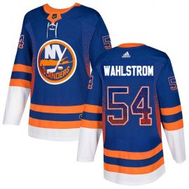 Adidas New York Islanders #54 Oliver Wahlstrom Royal Blue Home Authentic Drift Fashion Stitched NHL Jersey