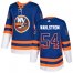 Adidas New York Islanders #54 Oliver Wahlstrom Royal Blue Home Authentic Drift Fashion Stitched NHL Jersey