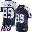 Nike Dallas Cowboys #89 Blake Jarwin Navy Blue Thanksgiving Youth Stitched NFL 100th Season Vapor Throwback Limited Jersey