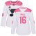 Adidas St. Louis Blues #16 Brett Hull White/Pink Authentic Fashion Stanley Cup Champions Womens Stitched NHL Jersey