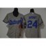 Los Angeles Dodgers #8 #24 Kobe Bryant Youth Nike Grey Cool Base 2020 KB Patch MLB Jersey