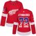 Adidas Detroit Red Wings #72 Andreas Athanasiou Red Home Authentic USA Flag Womens Stitched NHL Jersey