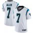 Nike Carolina Panthers #7 Kyle Allen White Youth Stitched NFL Vapor Untouchable Limited Jersey