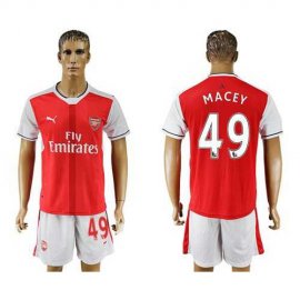 Arsenal #49 Macey Home Soccer Club Jersey
