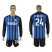 Inter Milan #24 Murillo Home Long Sleeves Soccer Club Jersey