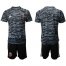 Mexico Blank Black Goalkeeper Soccer Country Jersey
