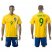 Brazil #9 Ronaldo Home Soccer Country Jersey