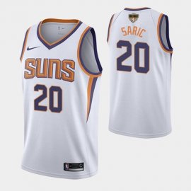 Nike Phoenix Suns #20 Dario Saric Mens 2021 NBA Finals Bound Swingman Association Edition Jersey White Mens