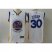 Golden State Warriors #30 Stephen Curry 73 Wins White Swingman Jersey