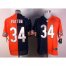 Nike Chicago Bears #34 Walter Payton Navy Blue/Orange Mens Stitched NFL Elite Split Jersey