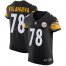 Nike Pittsburgh Steelers #78 Alejandro Villanueva Black Team Color Mens Stitched NFL Vapor Untouchable Elite Jersey