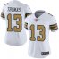 Nike New Orleans Saints #13 Michael Thomas White Womens Stitched NFL Limited Rush Jersey