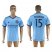 New York City #15 Mcnamara Home Soccer Club Jersey